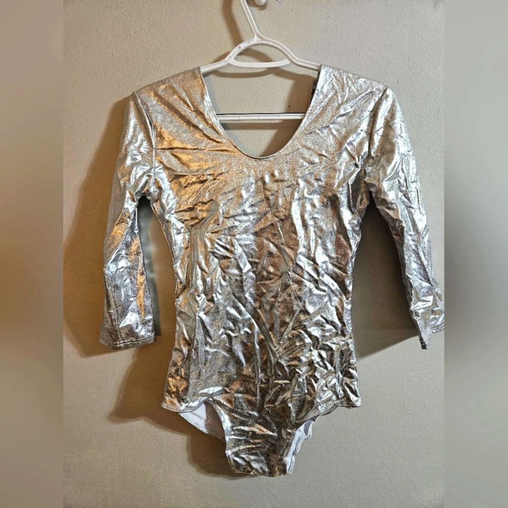 Silver Body Suit
